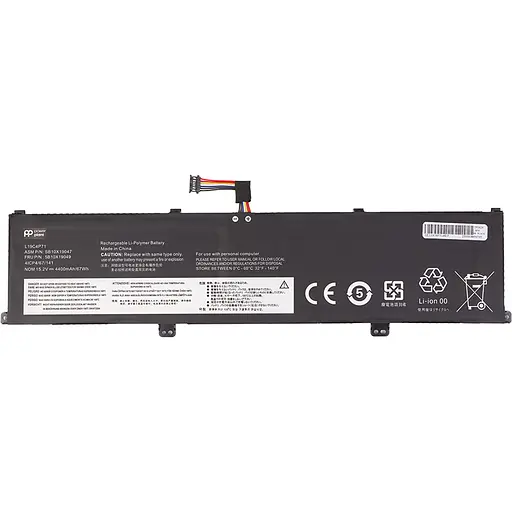 Аккумулятор PowerPlant для ноутбуков LENOVO ThinkPad X1 Extreme P1 3rd Gen (L19C4P71) 15.2V 4400mAh - фото 1