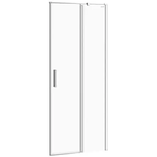 Душові двері Cersanit Moduo на завісах праві 800x195 S162-004, Права, прозорий, хром - фото 1