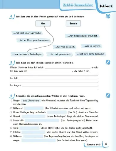 Німецька мова. 8 клас. Робочий зошит "Deutsch mit Trüffel!" - фото 4