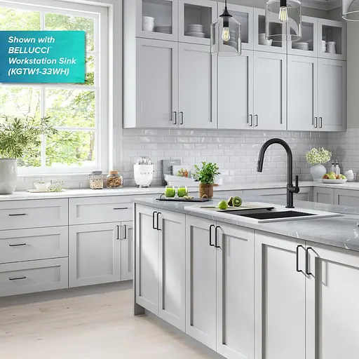 Змішувач для кухні Kraus KPF-2820MB Чорний матовий - фото 8