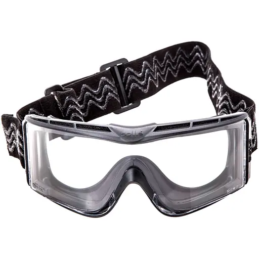 Очки тактические Bolle X1000 черные с прозрачными линзами