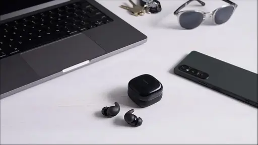 Навушники бездротові Sony Linkbuds Fit (WF-LS910N) чорні - фото 7