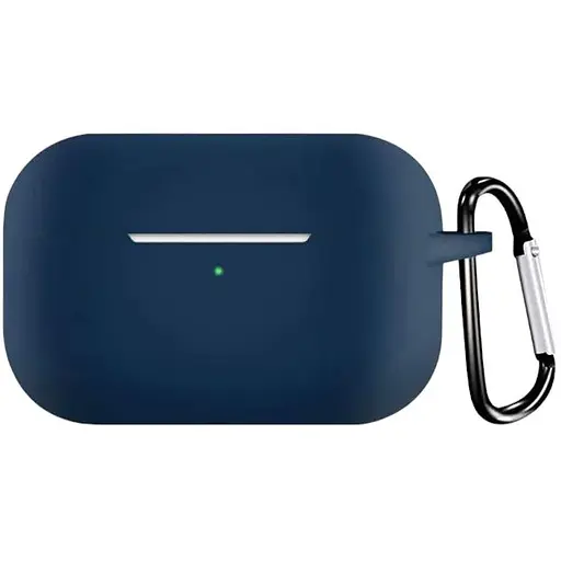 Чохол-накладка DK Apple AirPods Pro | Silicone Candy Friendly з карабіном (dark blue)