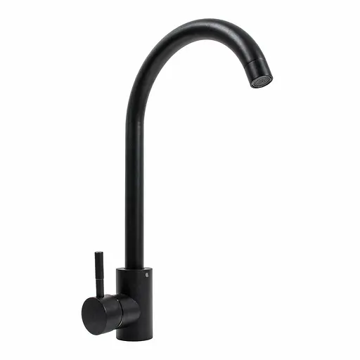 Змішувач для кухні Platinum 56 B NESP (3008 А) чорний матовий - фото 1