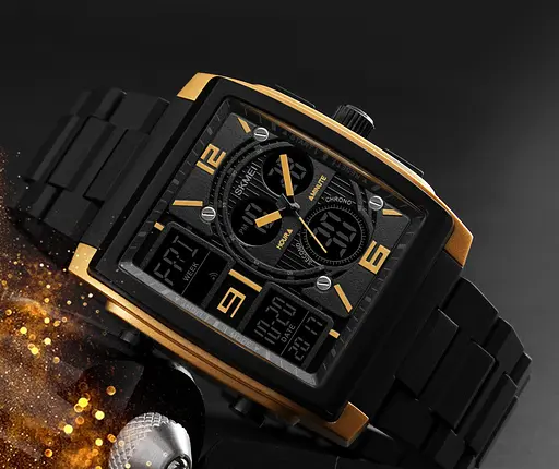 Наручний годинник Durable Skmei 1274 золотий - фото 2