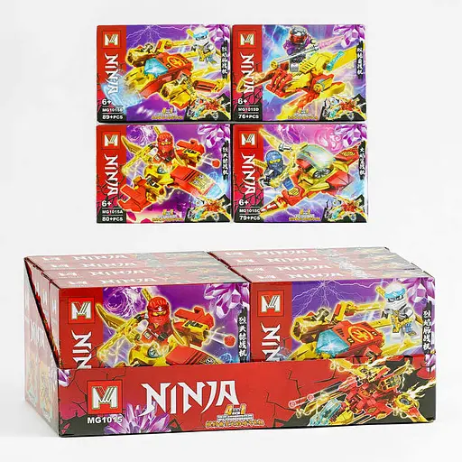 Конструктор Ninja Герои, MG1015, 89 деталей, (В ассортименте) - фото 5