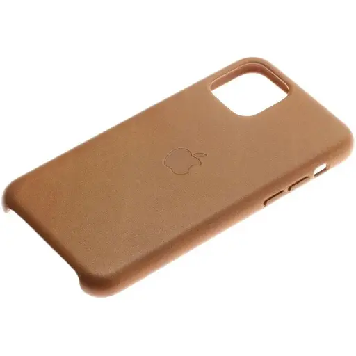 Оригинальный кожаный чехол Apple Leather Case для iPhone 11 Pro Max (6.5") Saddle Brown (MX0D2ZM/A) - фото 7
