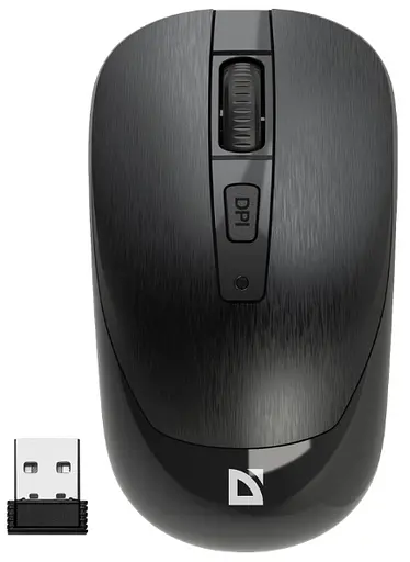 Мышка Defender Wave MM-995 Silent Wireless Black (52995)