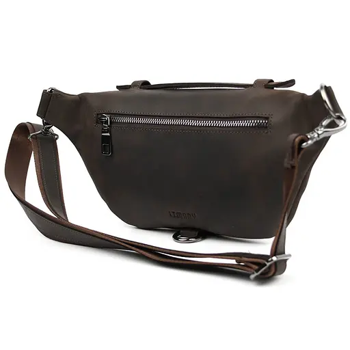 Жіноча шкіряна бананка LIMARY 22х27х10 см sum0028603 - фото 3