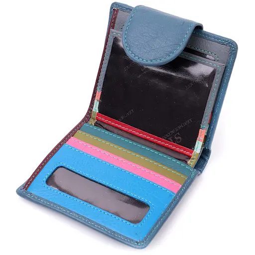 Кожаный женский кошелек ST Leather 10х11.3х1.5 см acs0028369 - фото 4