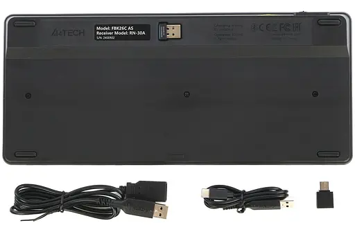 Клавіатура A4Tech Fstyler FBK26C AS Black (FBK26C AS (Black)) - фото 6