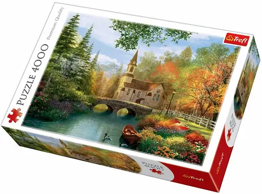 Набор Пазлы – (4000 элм.) – "Ностальгия за осеняю" - фото 1