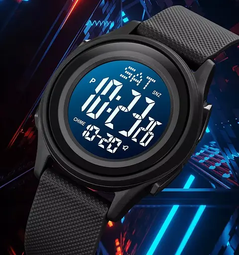 Наручний годинник чоловічий Skmei 1893 Black Black, 1893BKBK (18471) - фото 8