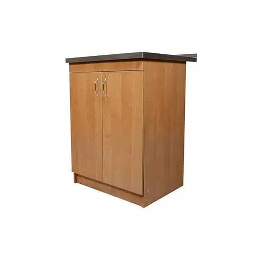 Тумба для кухні з накладною нержавіючою мийкою ЛДСП 60х50х83 см Вільха (52867-01151) - фото 2