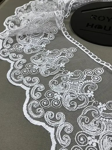 Мереживо Петек біле - фото 1