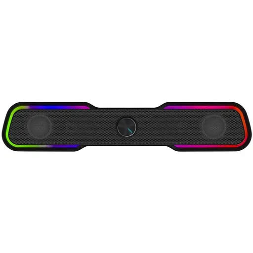 Акустична система 2.0 HP DHE-6002 3.5 мм + USB 6 Вт Sound Bar LED RGB