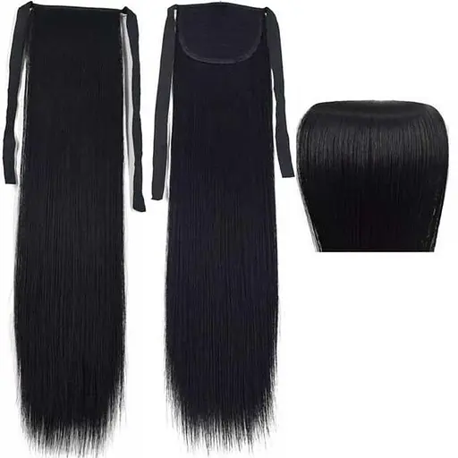 Накладний хвіст-шиньйон Didaka 50 см Брюнет K0734-1 - фото 2