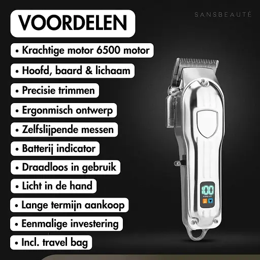 Професійний бездротовий триммер Sansbeaute Cheveux Hair - фото 5