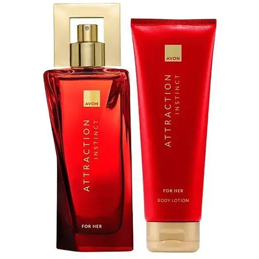 Набір парфумований жіночий Avon Attraction Instinct (edp/50ml + b/lot/125ml) (494693390) - фото 1