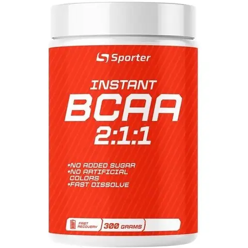 Аминокислота BCAA Sporter BCAA + Glutamine, 300 грамм - Грейпфрут