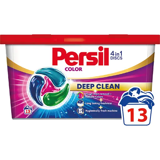 Диски для прання Persil Deep Clean Discs Color 4in1 13 шт по 16.5 г