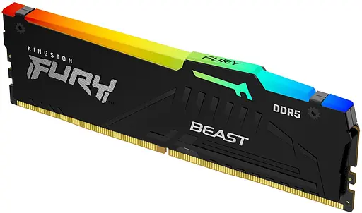 Оперативна пам'ять Kingston Fury 32GB DDR5 5600MHz Beast RGB Black (KF556C36BBEA-32)