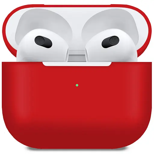 Чохол для навушників MAKE Apple AirPods 3 Silicone Red