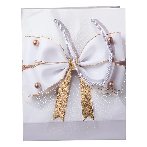 Подарочный пакет Yiwu с бантом 18х10х22.5 см 12 штук HP-10359-12 - фото 7