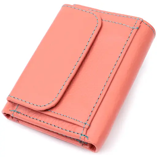 Кожаный женский кошелек ST Leather 9.5х8х2 см acs0028414 - фото 2