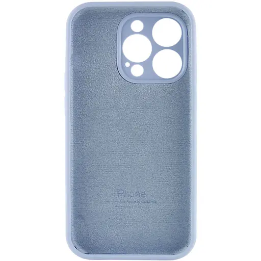 Чохол Epik Silicone Case Full Camera Protective (AA) для Apple iPhone 14 Pro Max (6.7) Блакитний/Lilac Blue - фото 4