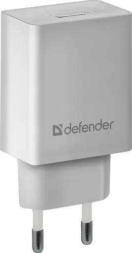 Зарядний пристрій 1xUSB 2.1A UPA-21 білий Defender