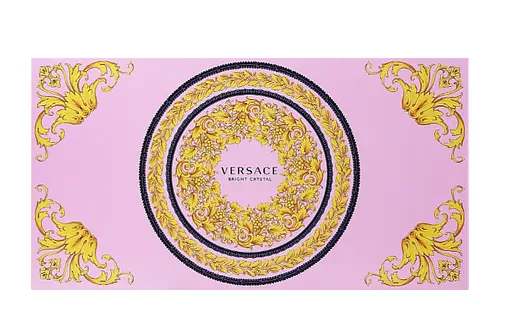 Подарочный Набор Versace Bright Crystal туалетная вода, гель для душа, косметичка, лосьон для тела - фото 2