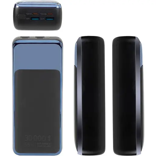 Павербанк Rivacase Black-blue 30 000 mAh / 65 Вт (VA1080) - фото 6