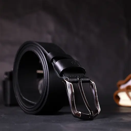 Ремінь шкіряний Grande Pelle чоловічий 3,8х120 см acs0026887 - фото 6