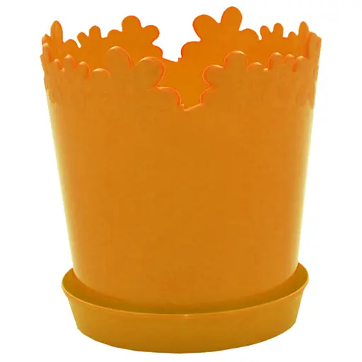 Горщик для квітів Ромашка №1, 314929, 13 × 13.5 см в асортименті - фото 7