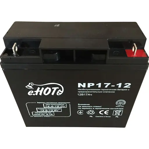 Аккумулятор Enot AGM 12V (12V/17Ah/204Wh) (NP17.0-12) [154028] - фото 2