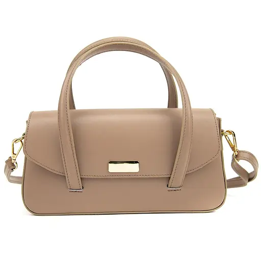 Классическая женская кожаная сумка с длинными ручками Firenze Italy F-IT-9899T