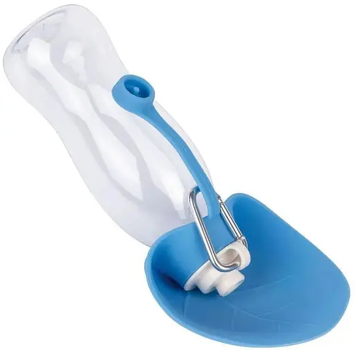 Бутылка для собак Zoofari 550 мл Ø8 х 21,5 см. прозрачная green - фото 2