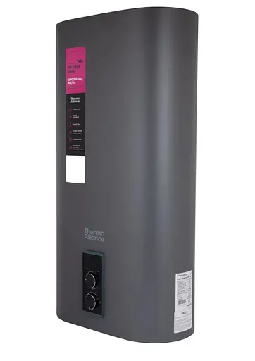 Водонагреватель электрический Thermo Alliance, 2 кВт, мокрый ТЭН, 50 л плоский, вертикальный, прямоугольный, серый (DT50V20G(PD)/2G) - фото 3