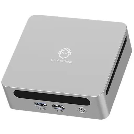 Міні-Пк GenMachine Ren 4000 / Ryzen 5 4600H / RAM 16GB / SSD 256GB / LAN / Wi-Fi / Bluetooth / Windows 11 Pro / Сірий