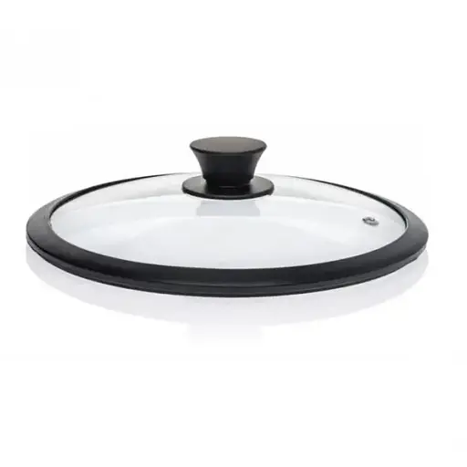 Стеклянная крышка с силиконовым ободком 28 см Frico FRU-987 - фото 2