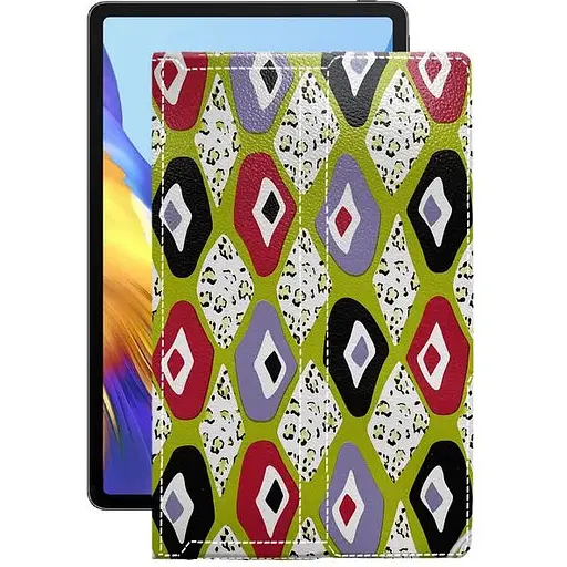 Чехол StatusCASE из экокожи для планшета Honor Pad X6 Камни-цветные - фото 1