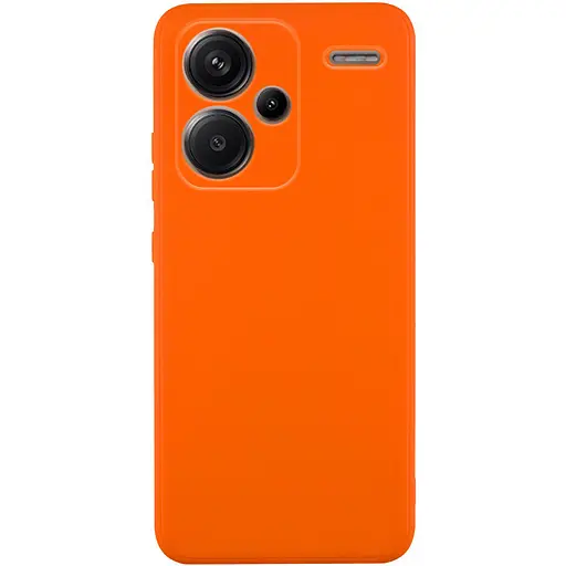 Силіконовий чохол Candy Full Camera для Xiaomi Redmi Note 13Pro+ Помаранчевий / Orange