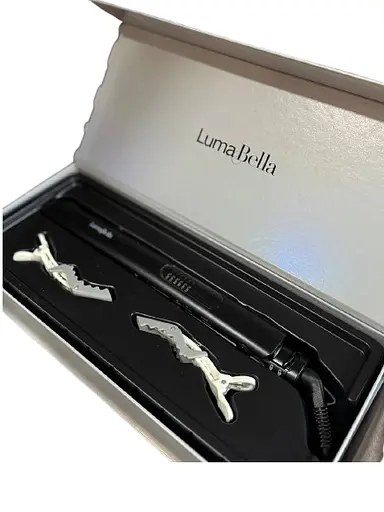 Випрямляч для волосся Luma Bella LB-65006 керамічні пластинки регулювання температури, швидке нагрівання до 230°С Чорний - фото 4