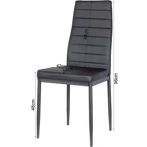 Стул Doros Зита Черный 42х54х96 (42005097) - фото 2