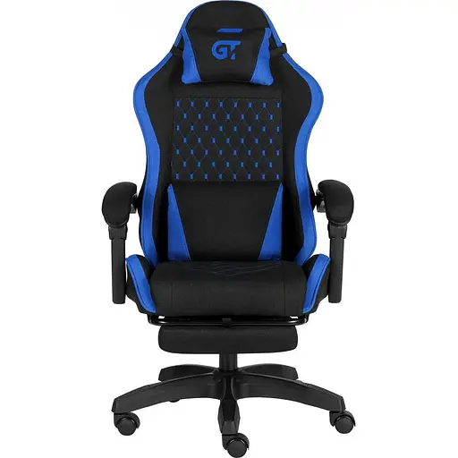Геймерське крісло GT Racer (X-2339 Fabric Black/Blue)
