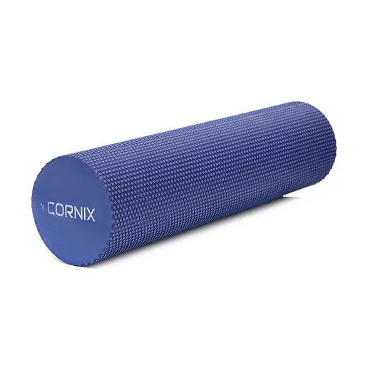 Масажний ролик Cornix EVA+ 60 x 15 см (валик, ролер) XR-0309 Navy Blue - фото 2