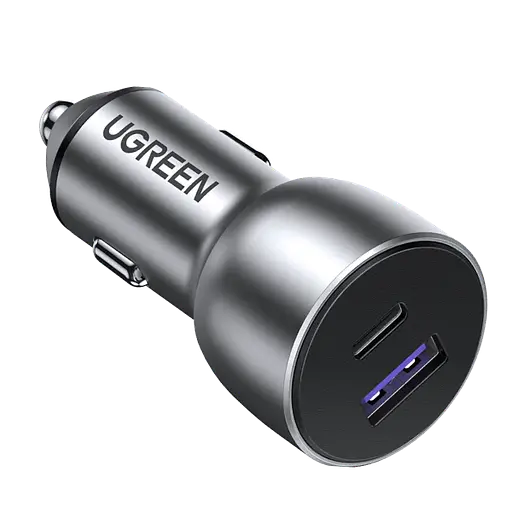 Автозарядний пристрій адаптер швидкий 52.5 вт Ugreen CD213 (60980) 2 порти USB-A + USB-C - фото 6