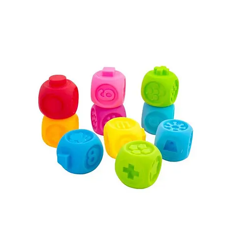 Дитячий набір розвиваючих кубиків 8875, 10 штук - фото 2