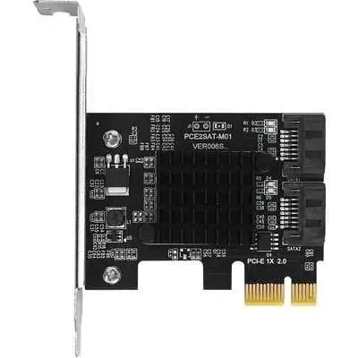 Контроллер Dynamode PCI-E x1 2xSATA3 чип 88SE9125 PCI-E-2xSATAIII-Marvell - фото 1